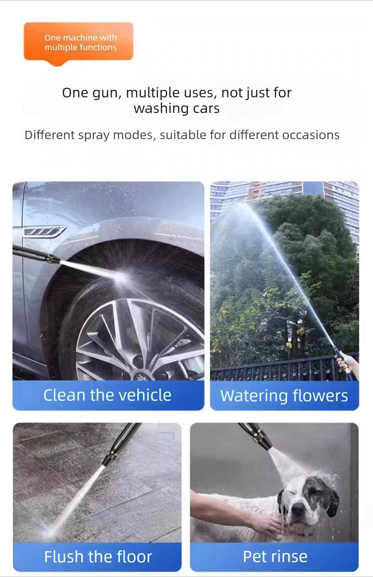 🔥Home High-Pressure Car Wash Water Gun