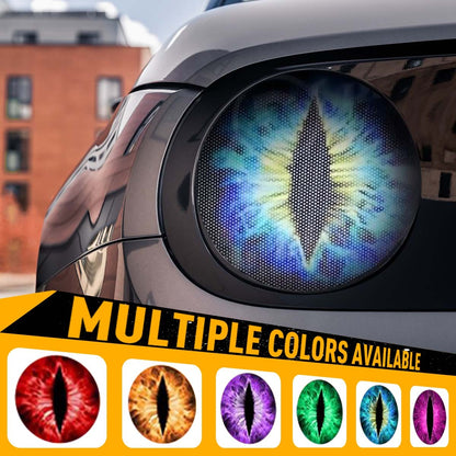 💀 Beast Eyes Mesh Car Headlight Stickers 🚘