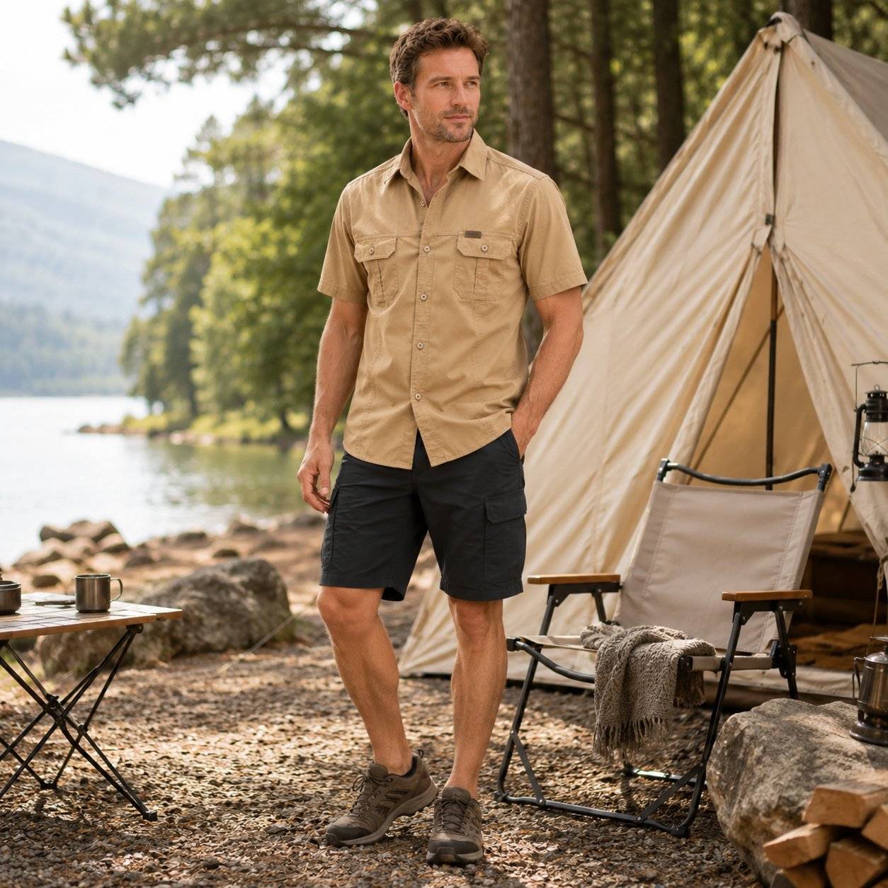 🌟Outdoor Adventure Polo Shirt - Comfortable and Durable🌟