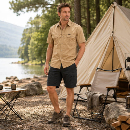 🌟Outdoor Adventure Polo Shirt - Comfortable and Durable🌟
