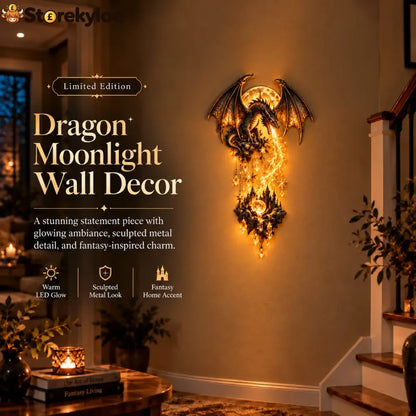 🔥 Last Day 49% OFF – 🐉 Dragonfire Moonlight Wall Lamp | Enchanted Fantasy Castle Decor 🌙 - Hot sale🔥