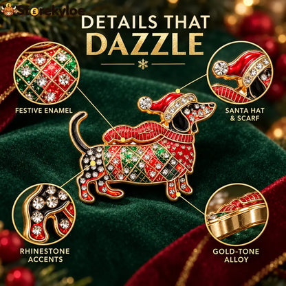 Limited Edition Dachshund Brooch