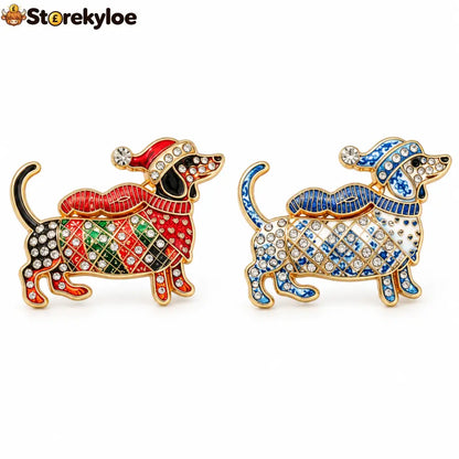 Limited Edition Dachshund Brooch - Both together（2PCS） / Buy 1