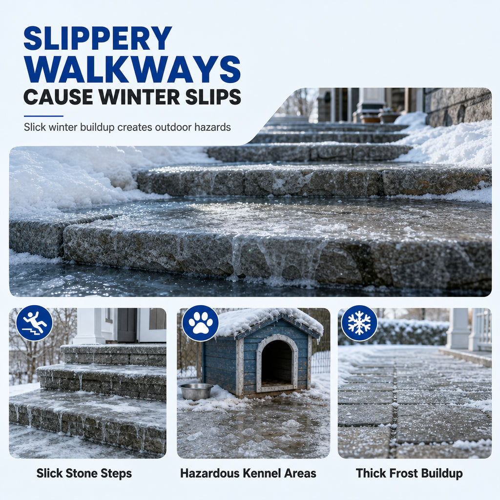 🥳2026 HOT SALE🥳💞50K+ SOLD! ❄️🐾 50% OFF! Outdoor De-Icing & Snow Melting Spray – pet-safe, dissolves frost on contact. Clear steps, walkways & patios fast! 🛡️✅