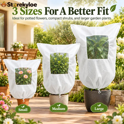 Plant Frost Cover Nonwoven Reusable Warm Shrubs Blanket - Plant Frost Cover