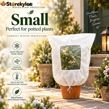 Plant Frost Cover Nonwoven Reusable Warm Shrubs Blanket - Small - Plant Frost Cover