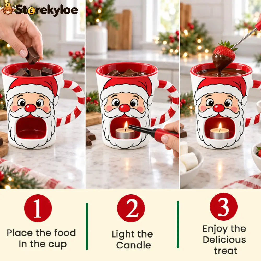 ✨Santa Chocolate Fondue Mug - Houseware & Kitchen