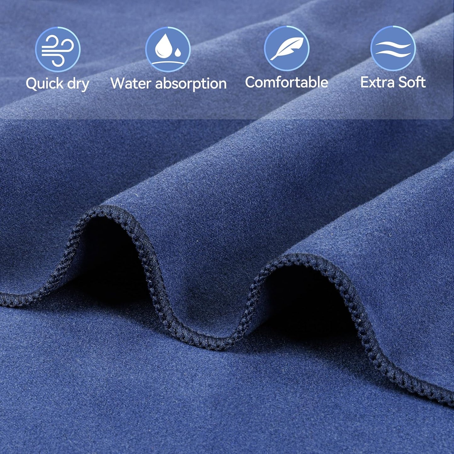 🏖️Summer Hot Sale🌞🌊Sun Lounger Towel in Bag with Pockets Storage