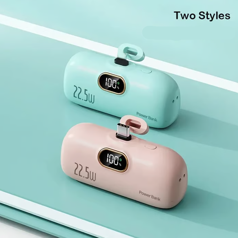 【Limited Offer 50% OFF!】 5000mAh Mini Power Bank – Ultra-Portable & Universally Compatible🔋📱