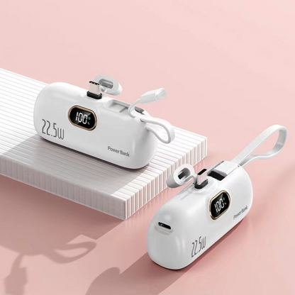 【Limited Offer 50% OFF!】 5000mAh Mini Power Bank – Ultra-Portable & Universally Compatible🔋📱