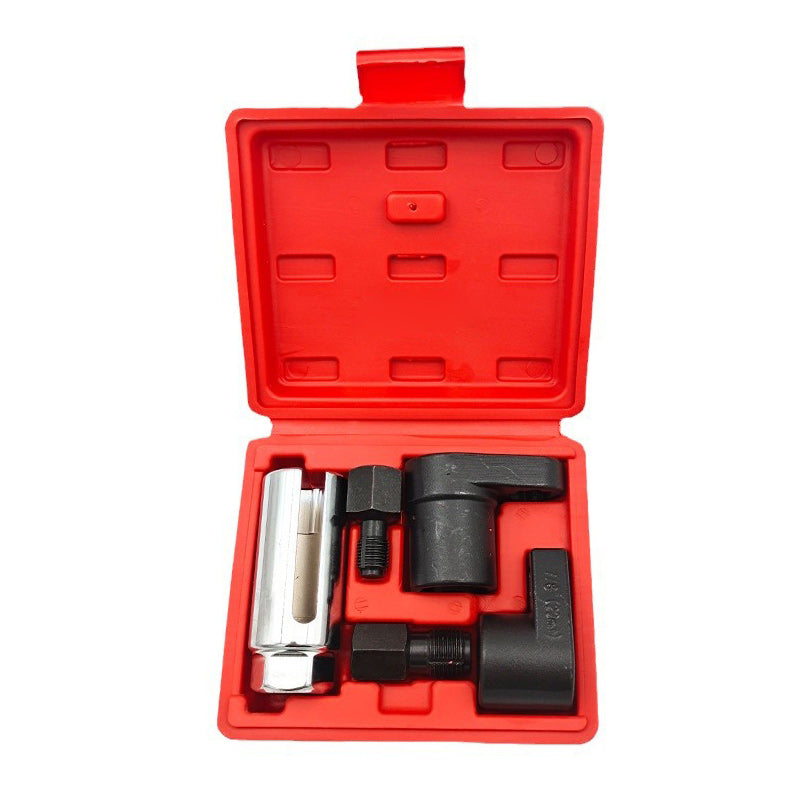 🔧Automotive O2 Sensor Offset Socket & Thread Chaser 5 PCS Set