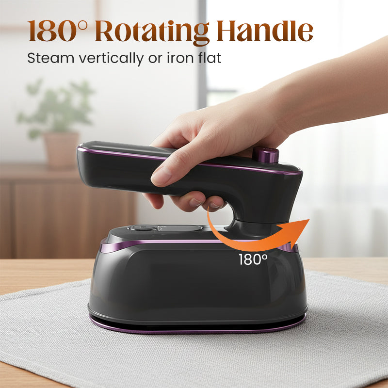 Foldable Handheld Steamer with 180° Rotating Handle💥