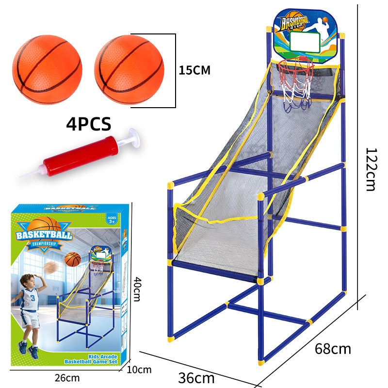 ⏰50% OFF NOW!⛹️Free Shipping 🚚💨Kids' Indoor Basketball Arcade Game with 4 Balls🏀