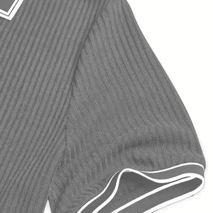 ☀️ Casual Short Sleeve Polo Shirt – Breathable Polyester, Modern Fit & Perfect for Relaxed Days 🏖️