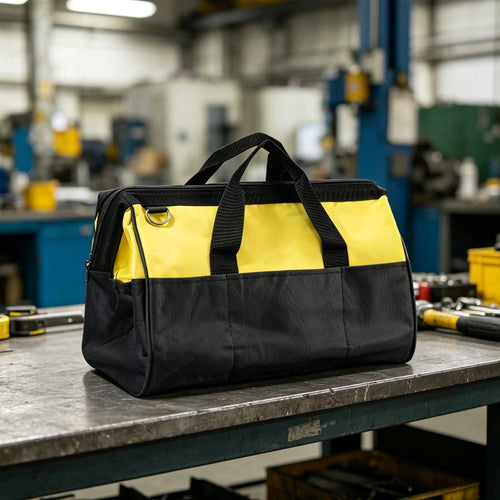 🧰🔧 Heavy-Duty Tool Bag with Multiple Pockets – Durable Canvas, Reinforced Bottom & Perfect for Organizing Tools 🛠️