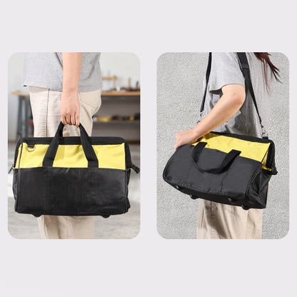 🧰🔧 Heavy-Duty Tool Bag with Multiple Pockets – Durable Canvas, Reinforced Bottom & Perfect for Organizing Tools 🛠️