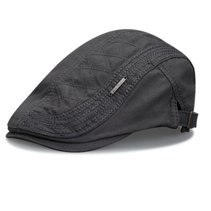 Men's Adjustable Breathable Flat-Brim Cap