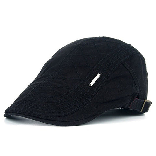 Men's Adjustable Breathable Flat-Brim Cap