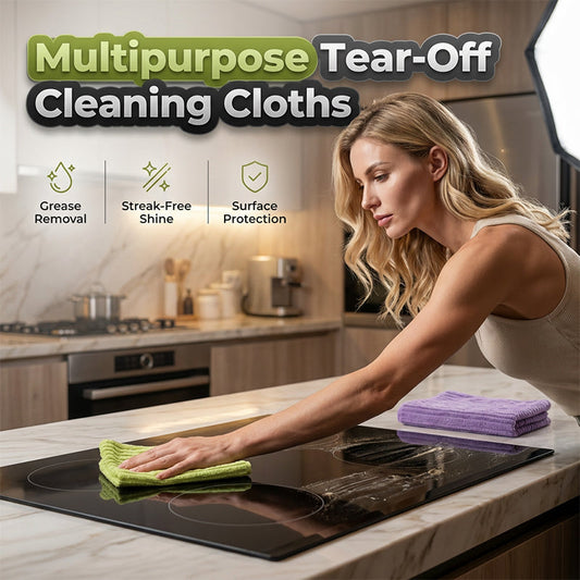 Reusable, Multi-Purpose Detachable Cleaning Cloth Roll