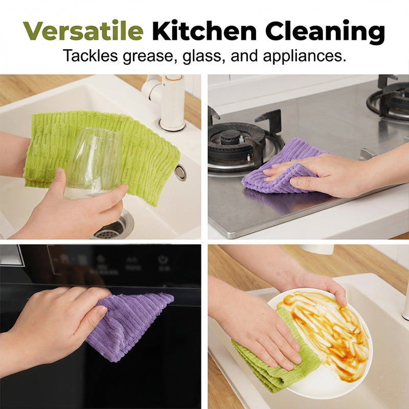 Reusable, Multi-Purpose Detachable Cleaning Cloth Roll