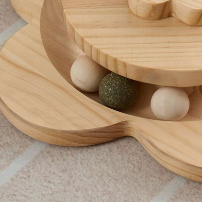 💐Multifunctional Cat Activity Center – Scratcher & Toys Included 🐱🧶