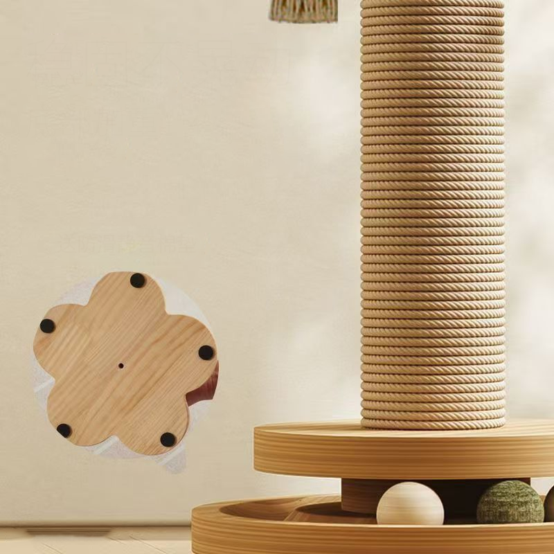 💐Multifunctional Cat Activity Center – Scratcher & Toys Included 🐱🧶