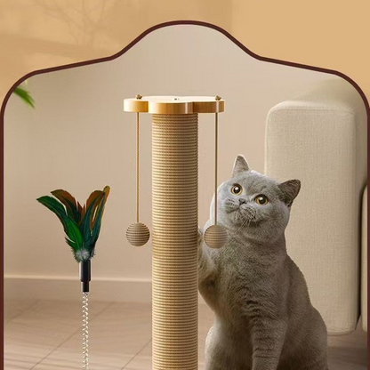 💐Multifunctional Cat Activity Center – Scratcher & Toys Included 🐱🧶
