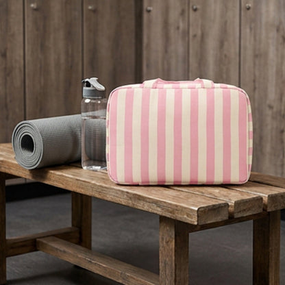 ✨Striped hanging travel toiletry bag