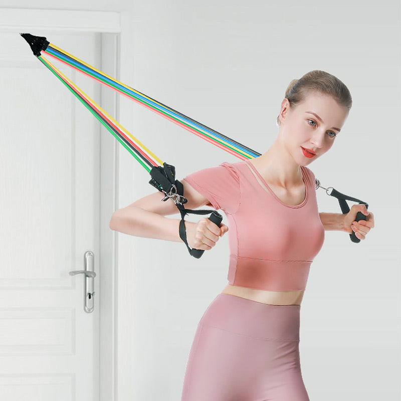 Build Your Dream Body Without a Gym  Adjustable Resistance Band Set for Full-Body Training Anywhere