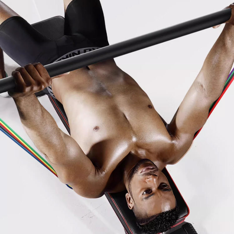 Build Your Dream Body Without a Gym  Adjustable Resistance Band Set for Full-Body Training Anywhere