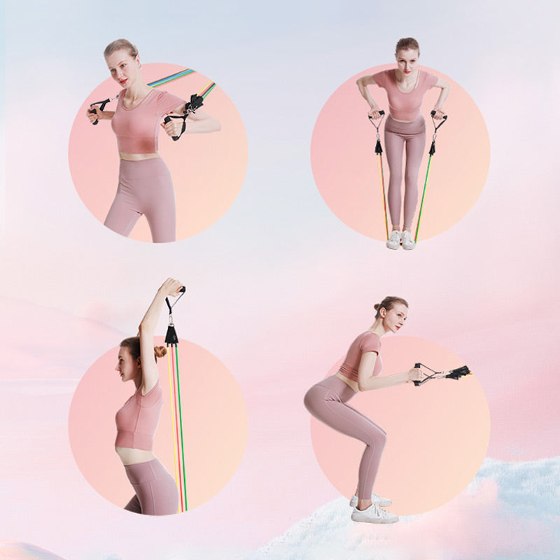 Build Your Dream Body Without a Gym  Adjustable Resistance Band Set for Full-Body Training Anywhere