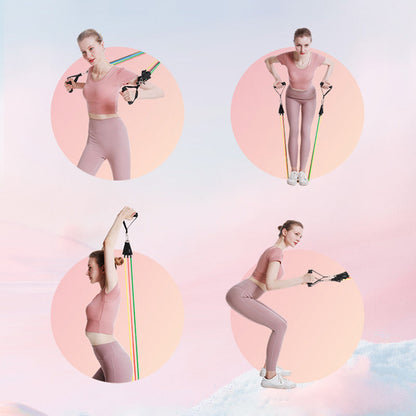 Build Your Dream Body Without a Gym  Adjustable Resistance Band Set for Full-Body Training Anywhere