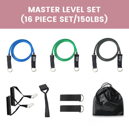 Build Your Dream Body Without a Gym  Adjustable Resistance Band Set for Full-Body Training Anywhere