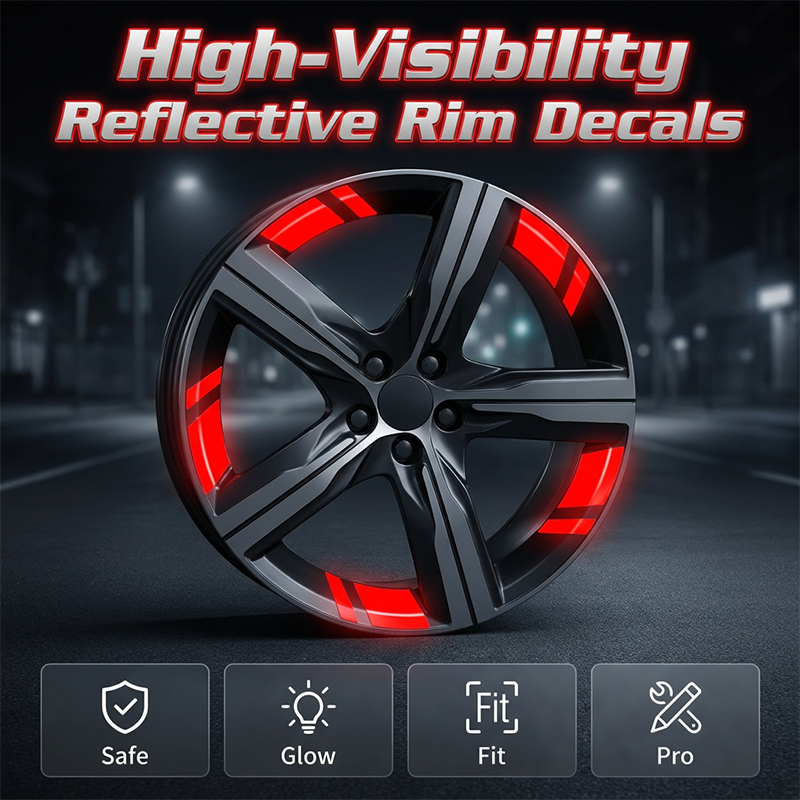 🥳2026 HOT SALE🚗Wheel Rim Reflective Stripes – Peel & stick, bright at night. Safer driving, instant style. 🛡️🌙
