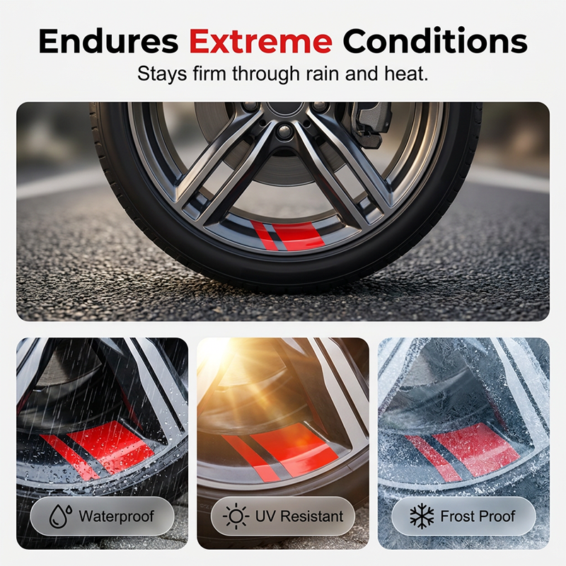 🥳2026 HOT SALE🚗Wheel Rim Reflective Stripes – Peel & stick, bright at night. Safer driving, instant style. 🛡️🌙