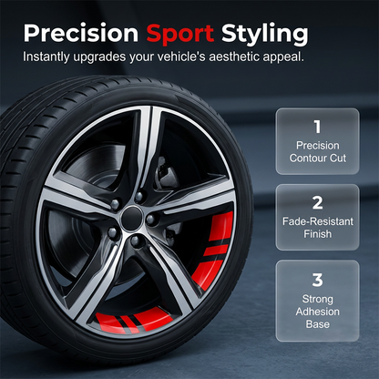 🥳2026 HOT SALE🚗Wheel Rim Reflective Stripes – Peel & stick, bright at night. Safer driving, instant style. 🛡️🌙