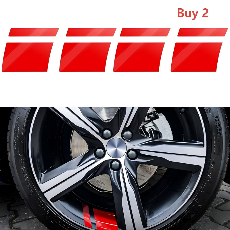 🥳2026 HOT SALE🚗Wheel Rim Reflective Stripes – Peel & stick, bright at night. Safer driving, instant style. 🛡️🌙