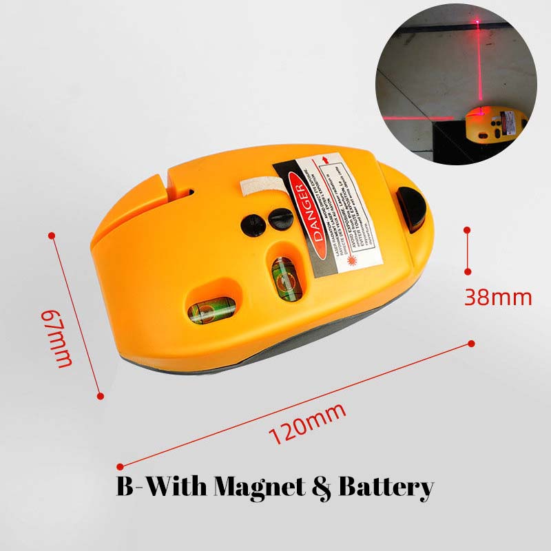 🥳2026 HOT SALE🔨90° Infrared Level – Bright laser, right angle precision. Perfect for tiling, framing & hanging art. Level up your DIY game! 🖼️✨
