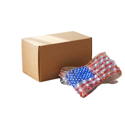 420 LED Patriotic Flag String Lights