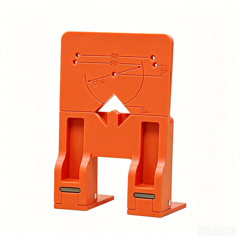 ✨ Cabinet Door Hinge Drilling Guide – Magnetic Clamp, Precise Alignment, 35mm 🪚