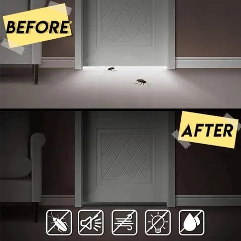 🔥Door Bottom Seal Strip Stopper✨4PCS Whole House Kit, Fits All Door Thicknesses
