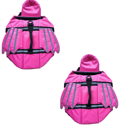 🥳2026 HOT SALE🥳💞50K+ SOLD!🐕👼 49% OFF! Reflective Angel Wing Dog Life Jacket – High‑buoyancy, quick‑rescue handle & breathable mesh. Reflective strips for evening swims. Safe & adorable! 🌊✨