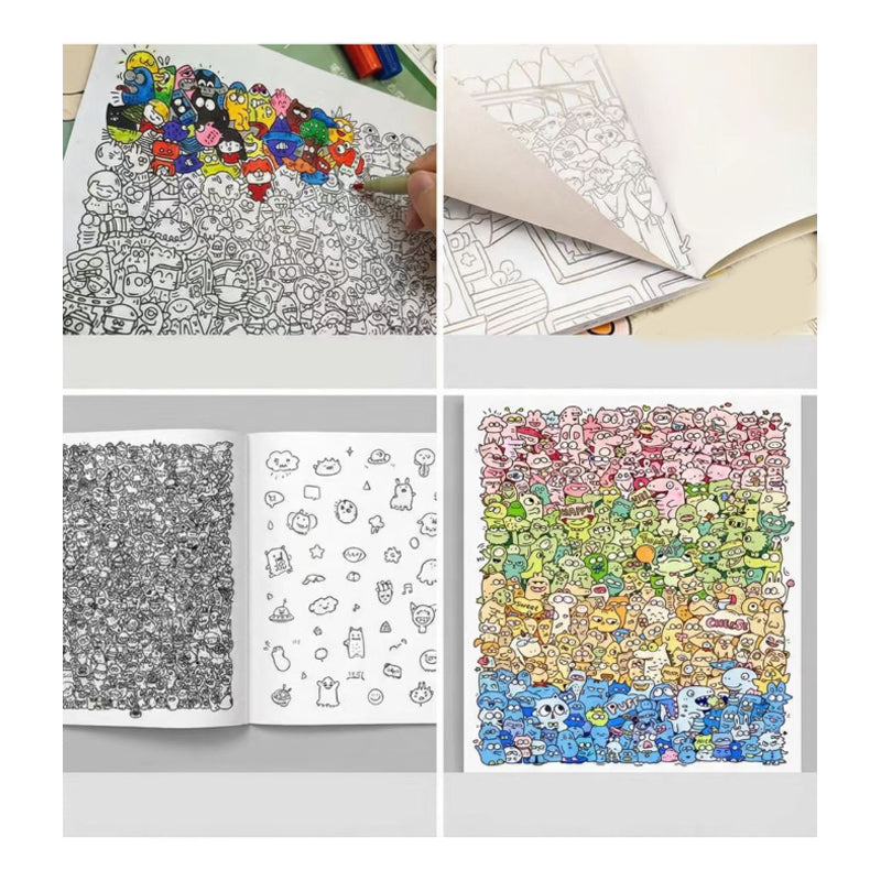 🎨 Creative Doodle Art Coloring Book