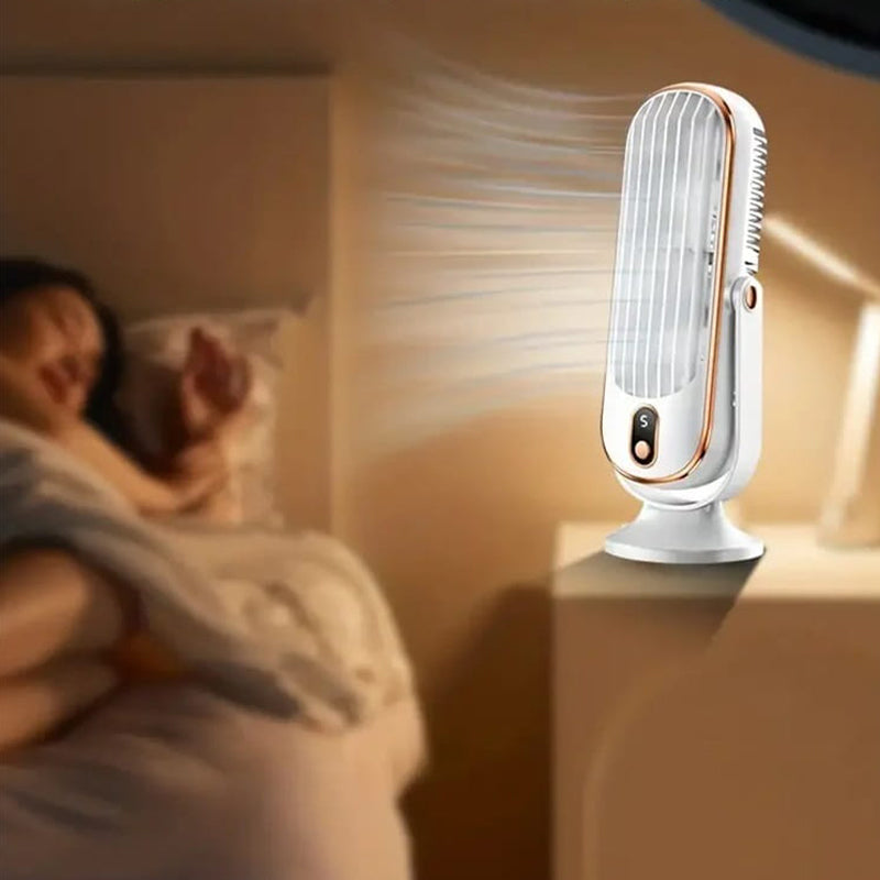 🥳2026 HOT SALE🥳💞50K+ SOLD!💨🌙 49% OFF! Portable Table Fan – 5 speeds, ultra‑quiet, gentle breeze. Perfect for bedroom or office. Stay cool without noise! 😴✨