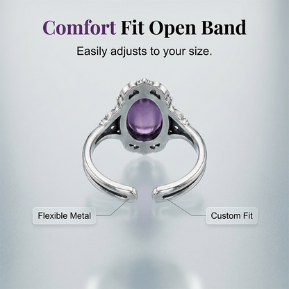 📢📢49% OFF !! ⏰Vintage Lace Amethyst Ring