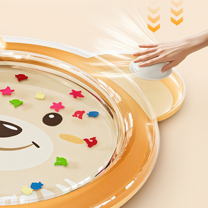 🐾 Non-Slip Cooling Splash Pet Mat – Keeps paws & bowls cool – Ideal for hot days – easy to clean, perfect for food or water spills 💧🐶✨