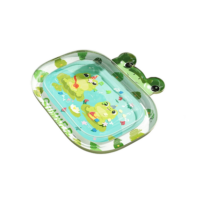 🐾 Non-Slip Cooling Splash Pet Mat – Keeps paws & bowls cool – Ideal for hot days – easy to clean, perfect for food or water spills 💧🐶✨