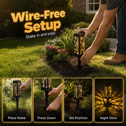 Waterproof Solar Garden Stake Lights
