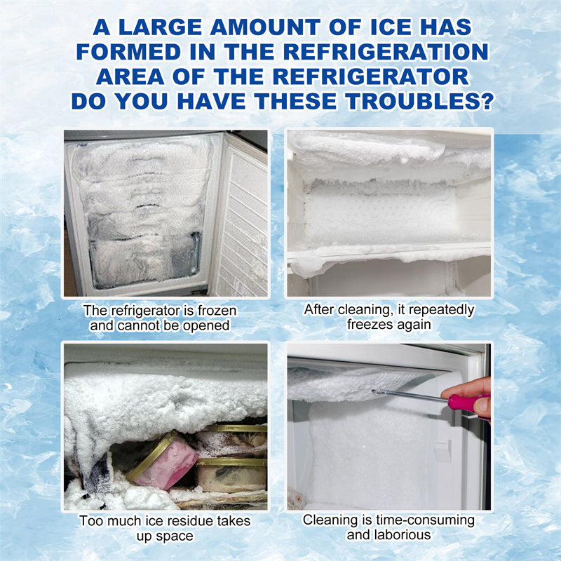 🔥Hot Sale 49% OFF🔥 Stop Chipping Ice! 120ml Fridge De-Icer Spray – Melt Frost in Minutes, No Scraper Needed ❄️