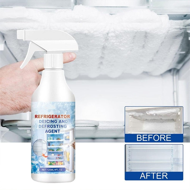 🔥Hot Sale 49% OFF🔥 Stop Chipping Ice! 120ml Fridge De-Icer Spray – Melt Frost in Minutes, No Scraper Needed ❄️